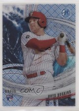 2018 Bowman High Tek Ocean Blue Tidal Diffractor 9/25 Rhys Hoskins #TY-RH fm5