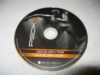 P90X3 The Workouts Disc Decelerator Accelerator  DVD REPLACEMENT DISC ONLY