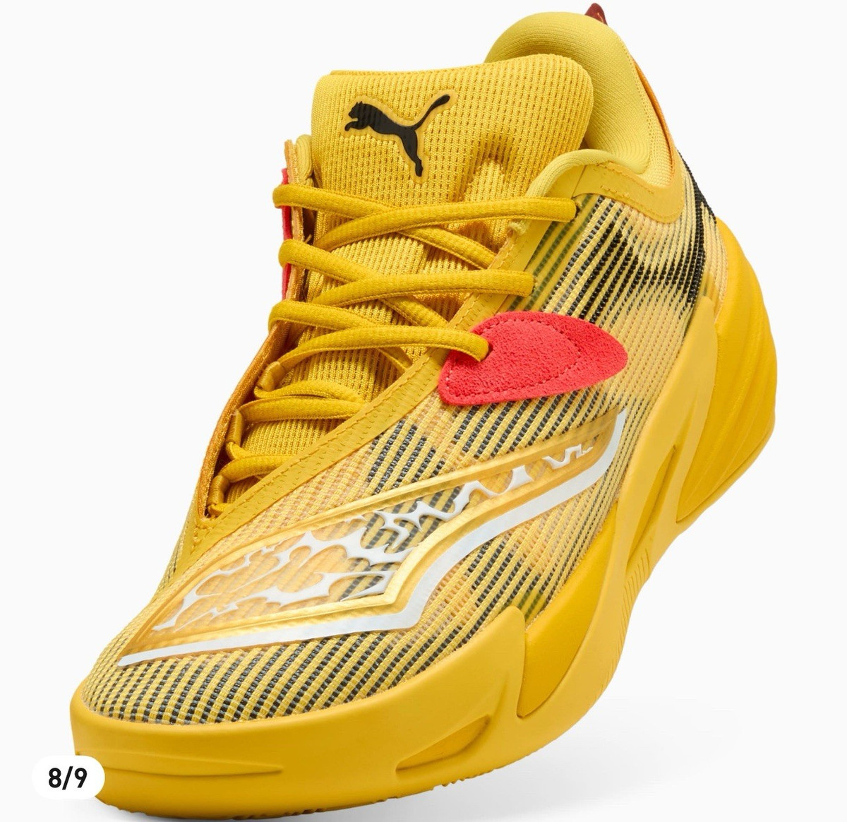 PUMA x Pokémon Pikachu Yellow/Red/Black Basket ball shoes | eBay