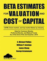 Beta Estimates For Valuation And Cost Of Capital | G. Michael Phillips (U. A.)