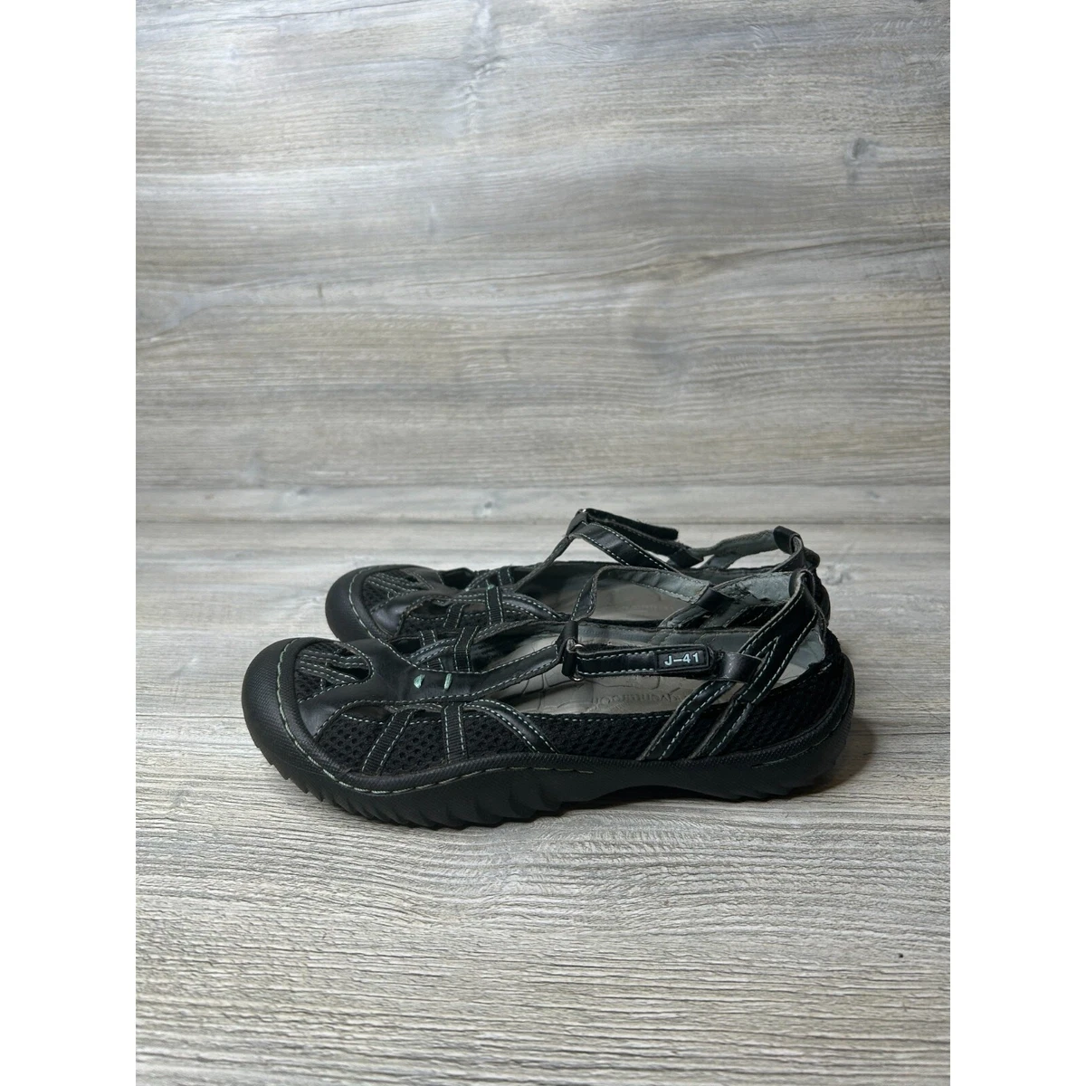J-41 Flat (Under 1 in) Leather Upper Sandals for Women for sale | eBay
