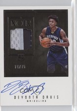 2016-17 Panini Noir Rookie 74/75 Deyonta Davis (Color) #116 Patch Auto 0k39