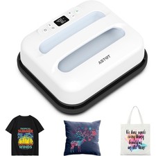 Portable Easy Heat Press Machine 12x10 for T-Shirts Pillows Tote Bags Crafts