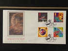 06/06/1995 UK GB Silk FDC - SCIENCE FICTION w/ H.G Wells Into the Future SHS
