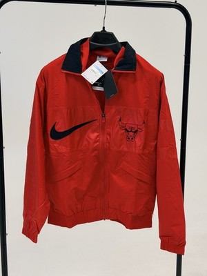 Chicago Bulls Nike Courtside Full Zip Jacket Red Size M