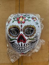 Dia de Los Muertos Sugar Skull Mask - Halloween Costume Accessory