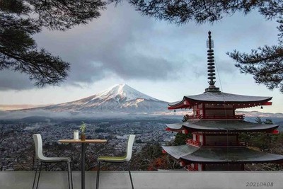 3D Japan Mount Fuji Landscape Wall Murals Wallpaper Murals Wall Sticker