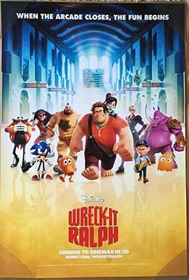 Wreck It Ralph 35mm Film Cell strip very Rare var_e