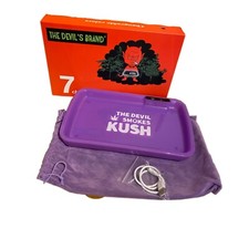 THE DEVIL SMOKES KUSH GLOW TRAY
