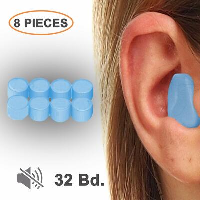 Bouchons d'oreille pour dormir, cire moulable antibruit bloquant le bruit NRR