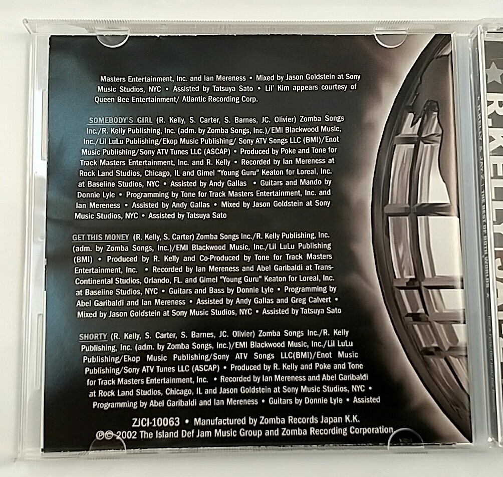 CD) R. Kelly, Jay-Z ‎– The Best Of Both Worlds, ZJCI-100063, Near
