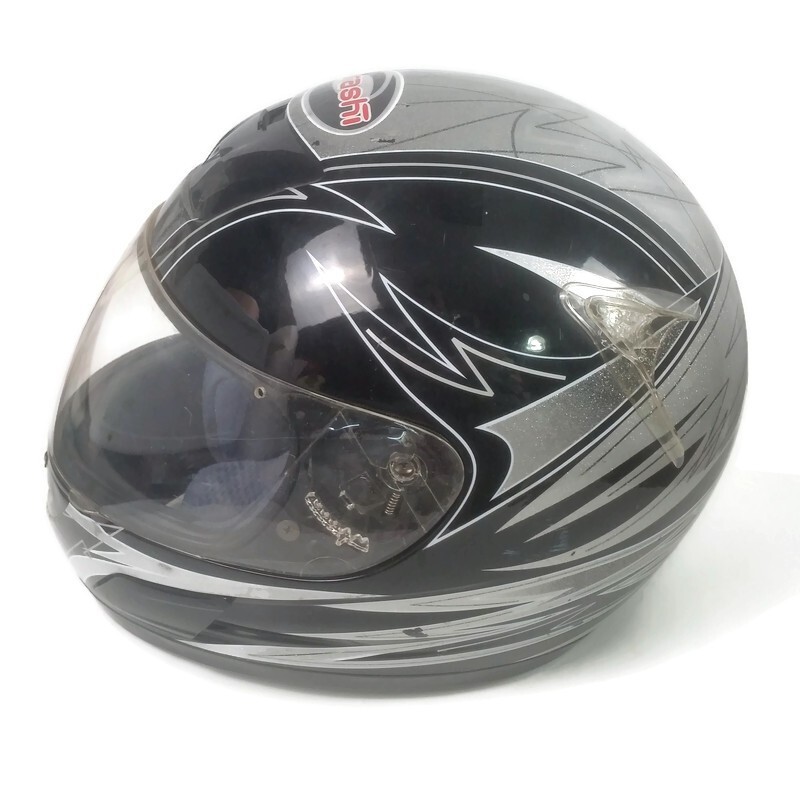 Arashi Turbo Full Face Shield Motorcycle Helmet Size S 55-56cm DOT