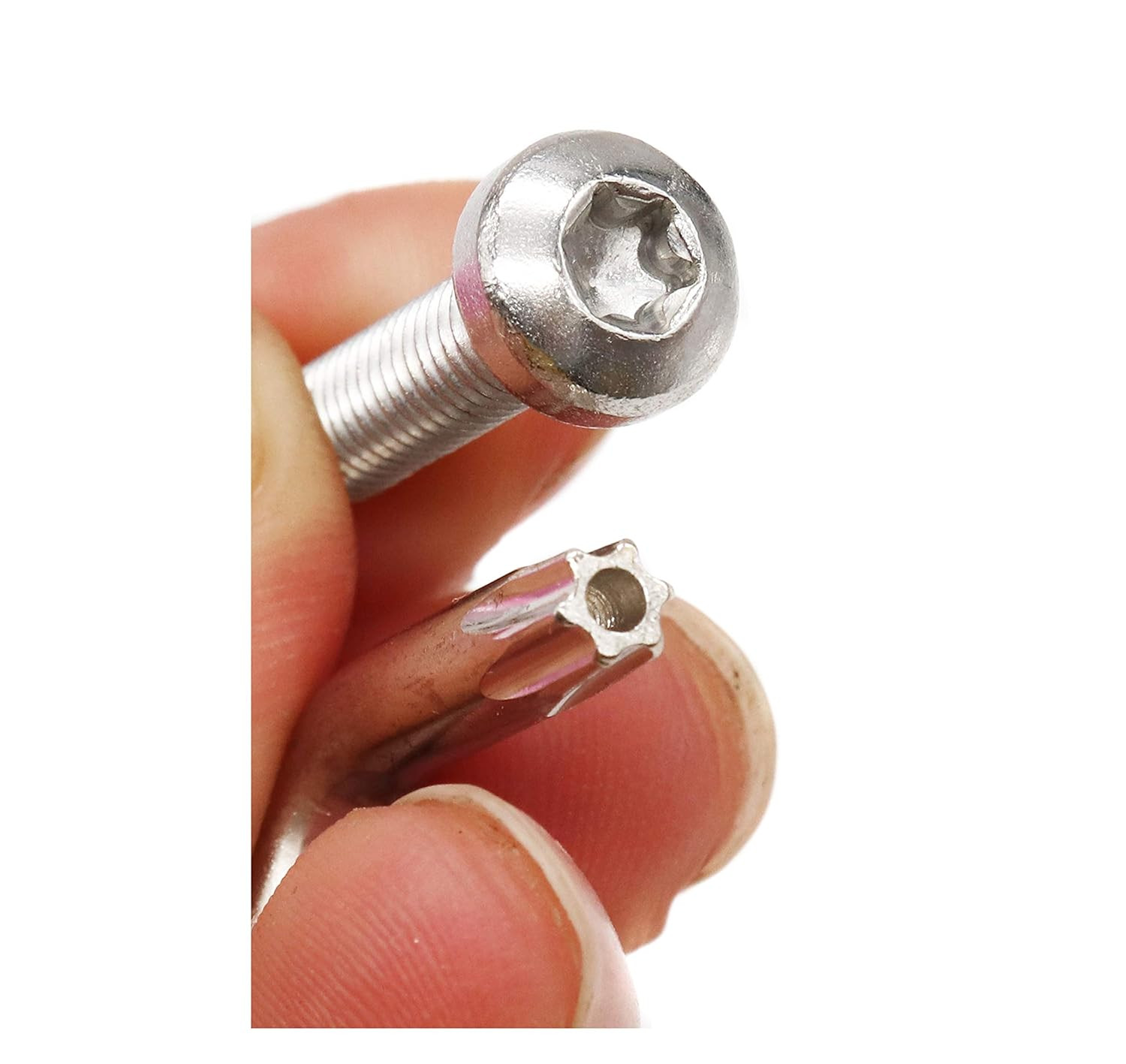 Binifimux 50Pcs M5 round Pan Head Torx Security Screws 304 Stainless Steel, M5 X