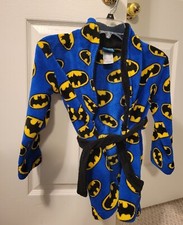 Boys Batman Bath Robe Size 5 Sleapwear