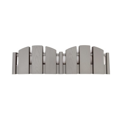 No-Dig Landscape Edging with Anchoring Spikes, 4.5 in. Tall Decorative Adiron...