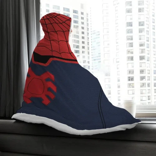 Stark Suit Spiderman Marvel Hooded Blanket
