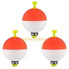 5~20 Pack Weighted Fishing Bobbers EVA Foam Snap-on Spring Push Button Floats 