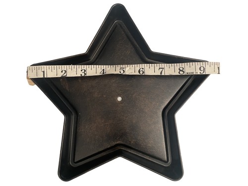 Hallmark 2 Tier Metal Star Shaped Serving Tiered Tray Bronze/Black Finish - Picture 3 of 5