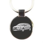 Lancia Delta 2013 Schlüsselanhänger Delta als Fotogravur + eigener Textgravur