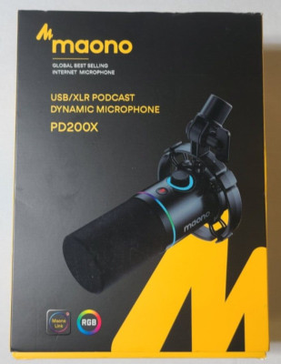 Maono PD200X PC Podcast Mic - Black