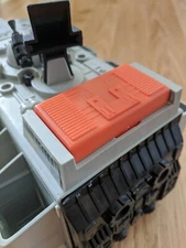 Vintage Kenner Star Wars Imperial Troop Transporter Orange BATTERY COVER, New!