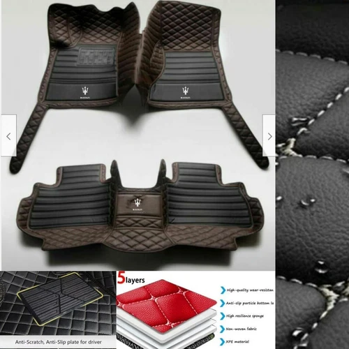 For Maserati Ghibli Gran Turismo Levante Quattroporte Car Floor Mats Waterproof - Imagen 29 de 35