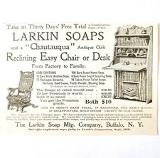 Larkin Soaps Buffalo NY 1897 Advertisement Victorian Chautauqua Oak ADBN1zzz