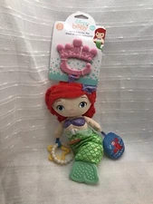 Kids Preferred Disney Princess Ariel Little Mermaid Plush Activity Toy 12.5"