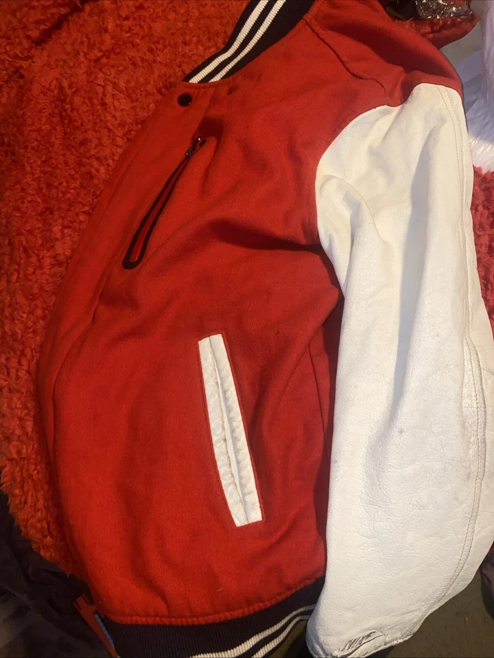 Jaqueta masculina 2013 original Nike Air Letterman muito vintage destruidor US$ 1.200 - Imagem 3 de 4