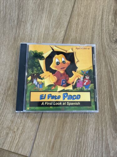 El Pato Paco A First Look at Spanish CD-ROM 2001 BJU Press Education Homeschool - Afbeelding 1 van 8