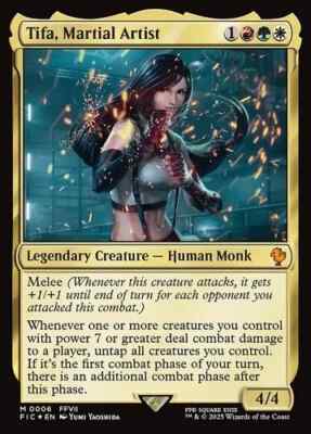 Tifa, Martial Artist - 6 - NM Foil - Commander: FINAL FANTASY