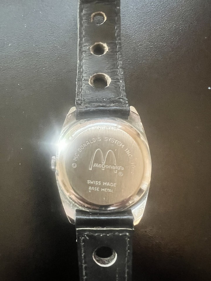 Ronald McDonald Watch From The 70s eBay