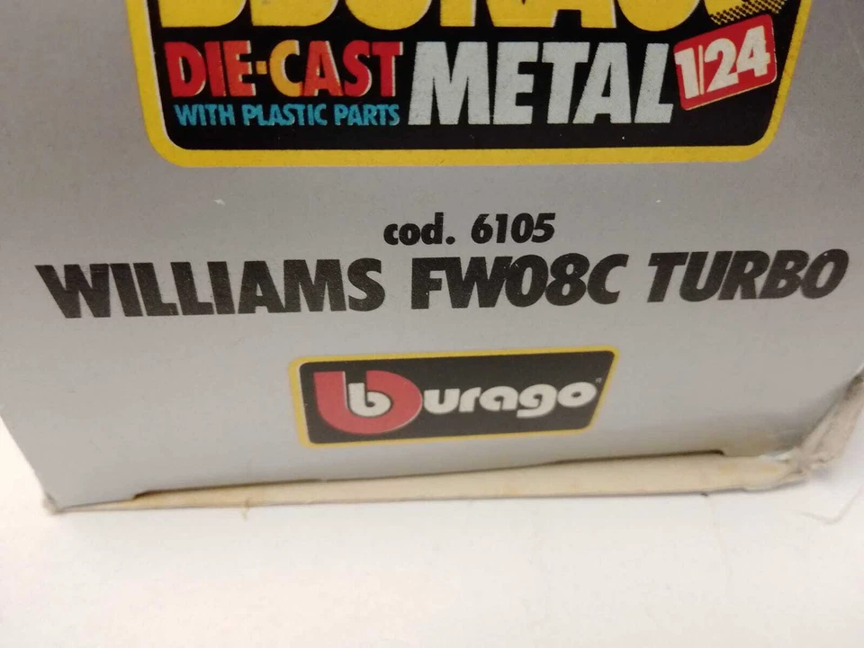 Burago Burago Williams Renault FW08C #5 Nigel Mansell 1/24 6105 Foto 2 de 2