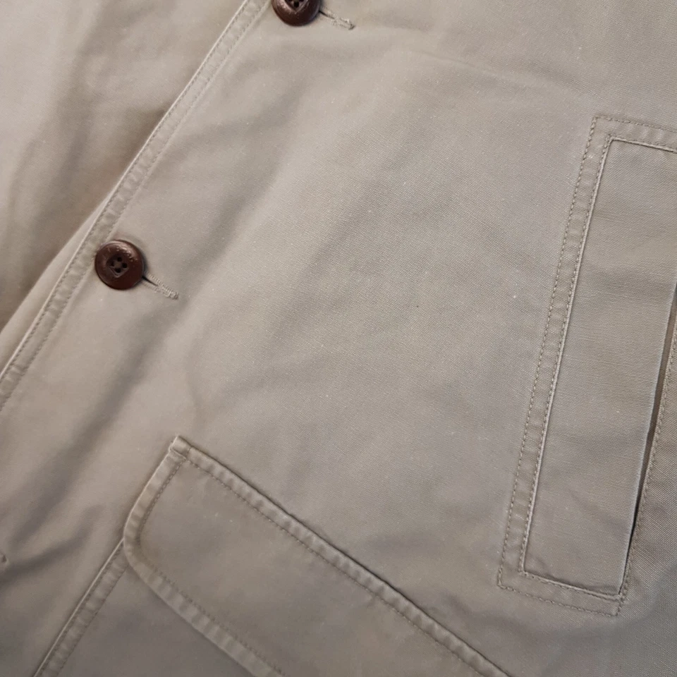 Vintage LL Bean Mens Jacket XL Field Chore Barn Canvas Hunting Utility Coat - Image 4 of 4