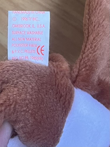 Vintage 1996 TY Beanie Baby Sly Red Fox Plush Stuffed Animal Babies - Picture 5 of 5