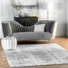 nuLOOM Contemporary Modern Abstract Deedra Area Rug in Grey Multi