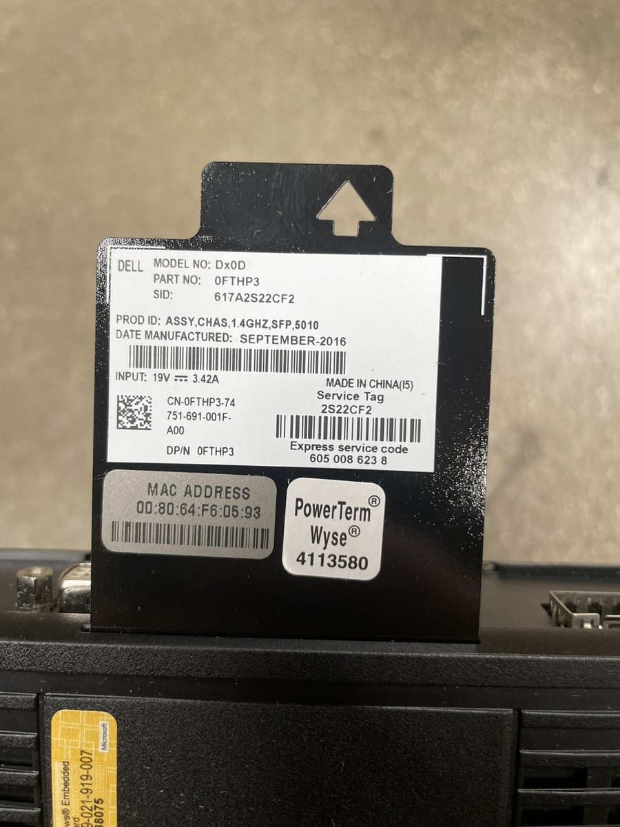 Thin Client Dell Wyse 5010 DX0D G-T48E AMD Radeon HD 6250 1.4GHz - Foto 9