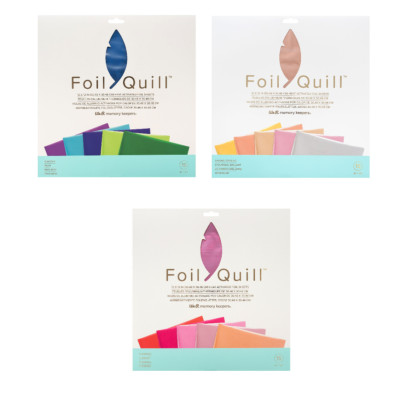 We R Memory Keepers Foil Quill 12''X12'' Foil Sheets 15/Pkg You pick New