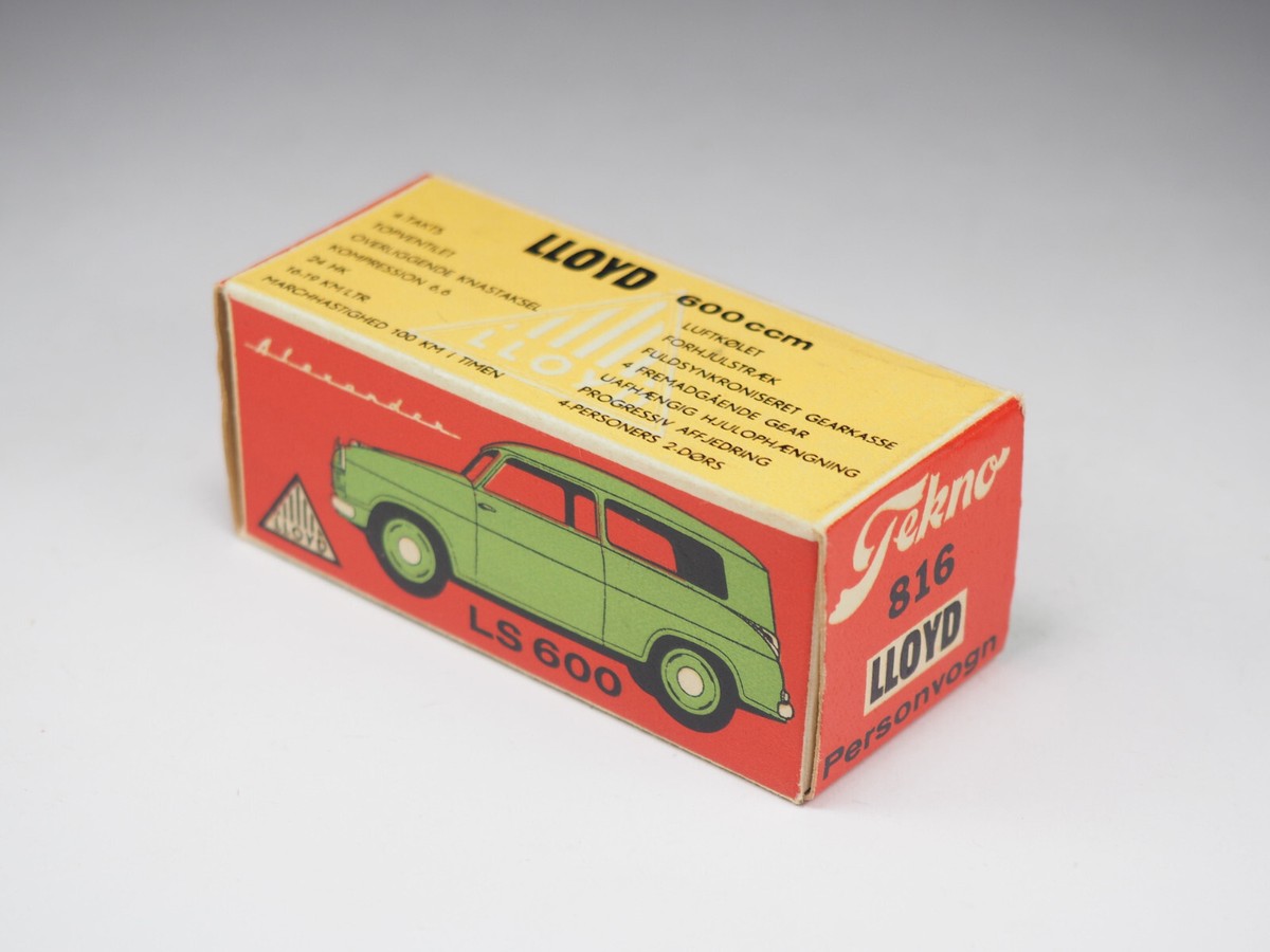 ミニカー Tekno  816  LLOYD  Personvogn Tekno 816 LLOYD Personvogn