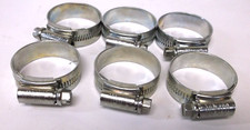Lot of 6 Genuine Jubilee Hose Clamps Size 1 , 25-35mm,  Zinc Mild Steel UK Made