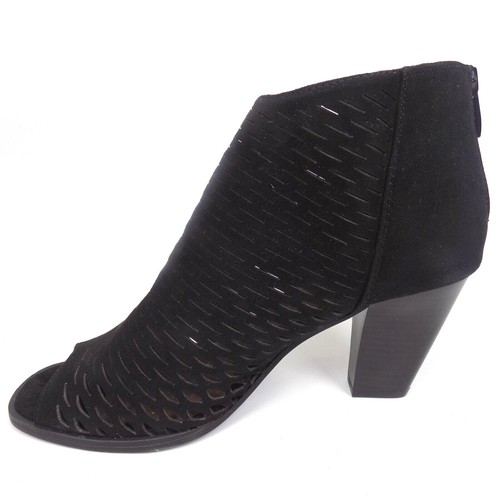 NEW! CL by Laundry Reagan Open Toe Women's Ankle Heels Booties Size 8.5 M Black - Picture 4 of 11