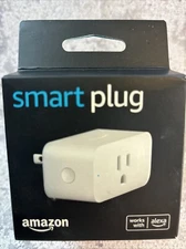 Amazon Smart Plug 3-Prong Single Socket Wifi Plug Works With Alexa White