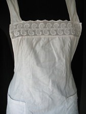 antike Edwardian Art Deco Magd Zofe Schürze Landhaus Spitze Viktorian Nostalgie 