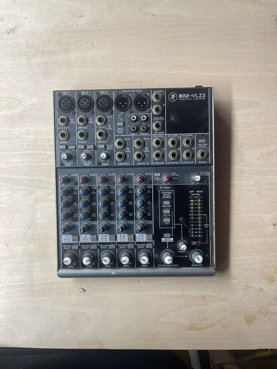 Mackie 802-VLZ3 8-Channel Compact Audio Mixer | eBay