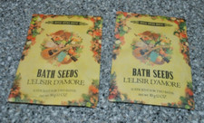 2 1984 CRABTREE EVELYN BATH SEEDS L'ELISIR D'AMORE 1.1 OZ/EA