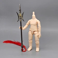 1/12 Fangtian Painted Halberd Ancient Weapon Model For 6" Action Figure Body