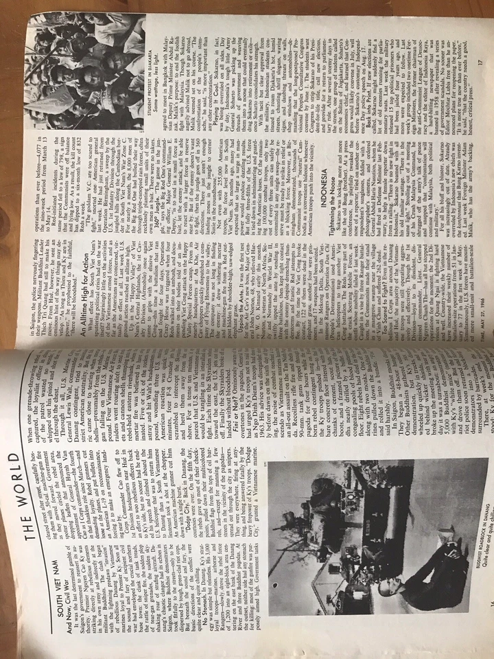 Time Magazine 1966 King Bhumipol & Queen of Thailand Great Ads NO LABEL - Image 2 of 4