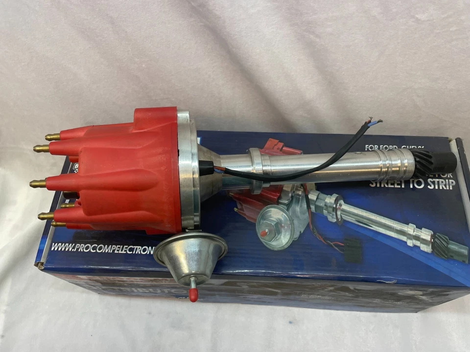 Distribuidor Procomp PC-8001M para Chevy V8 Street Pro-Billet con avance de vacío Foto 2 de 4