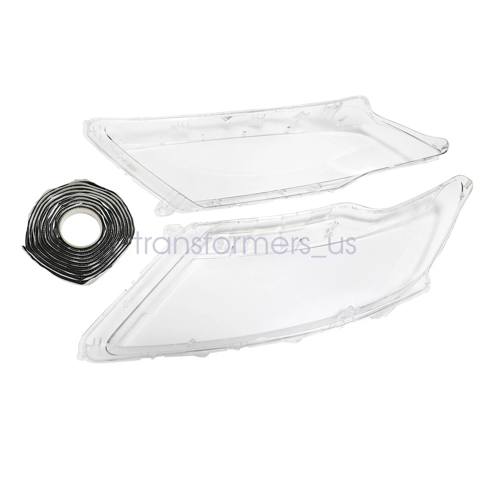 Cubiertas de lentes de faros izquierdo y derecho Cubierta de lente de faros para Lincoln MKX 2014-2018 Foto 4 de 4