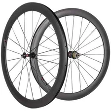 Carbon Road Bike Wheels 50mm Depth 23mm Width Bicycle Wheels Clincher 3k Matte